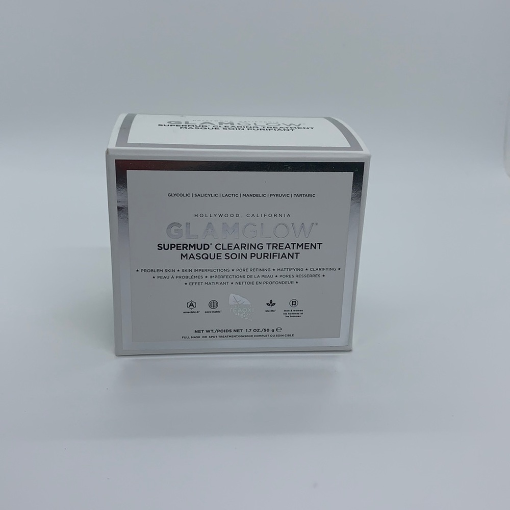 Brand new GlamGlow Supermud Clearing Treatment Mask